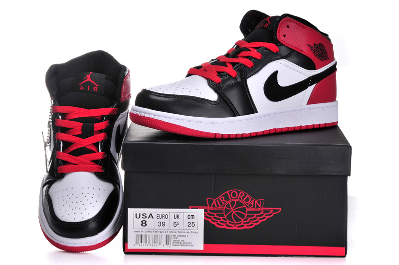 Air Jordan Women Shoes Black/Red/White Online